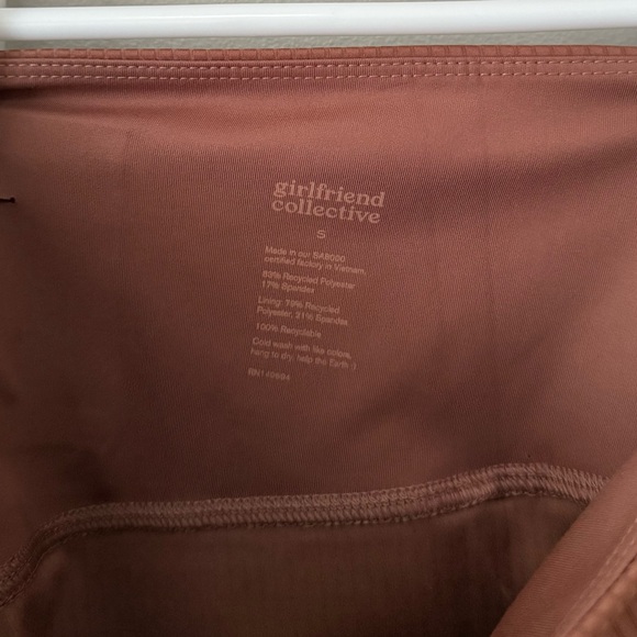 NWT Girlfriend Collective RIB High-Rise Compressive Legging in Rye - Picture 9 of 11